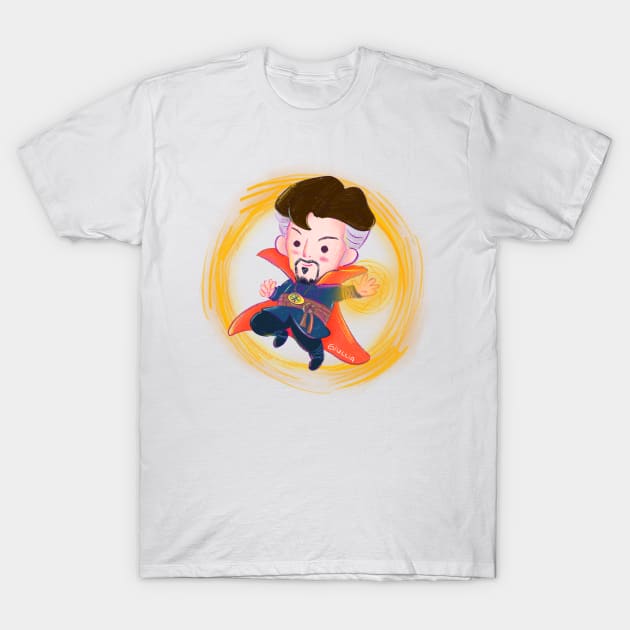 Stephen Strange Cute fanart T-Shirt by Giullia - Yeppeunyeppeun Art